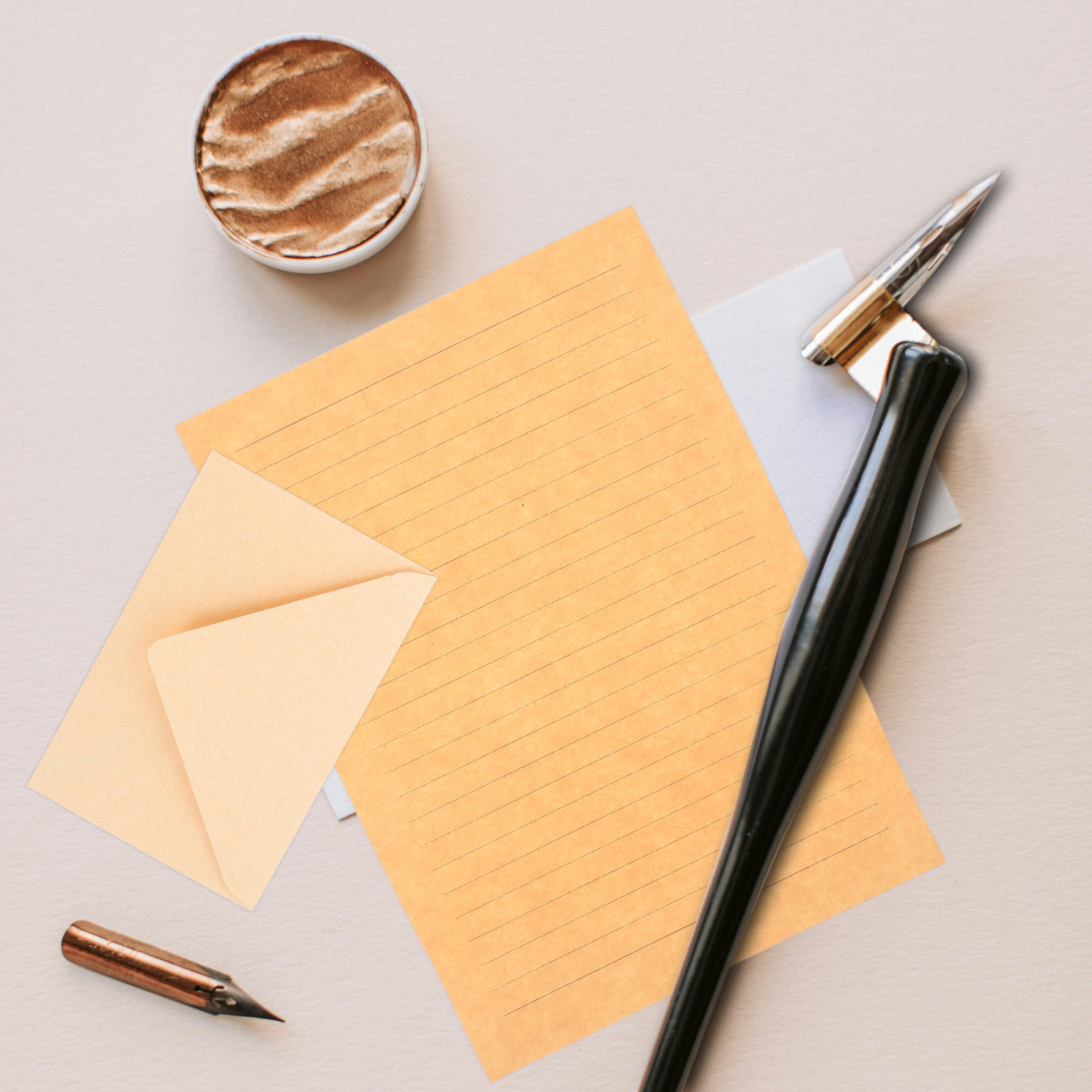 Wax Seal Letter Kit - 1 ensemble de papeterie vintage sophistiqué
