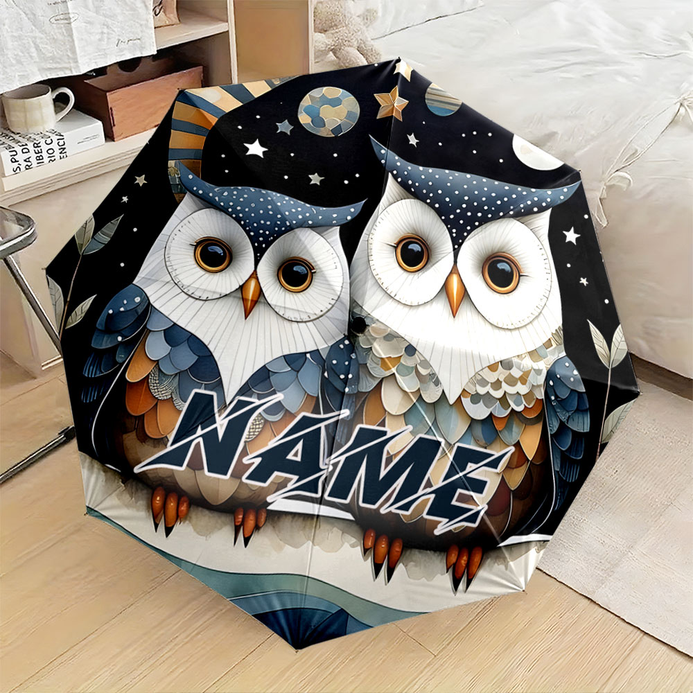 Custom Night Sky - Parapluie personnalisé avec nom, 