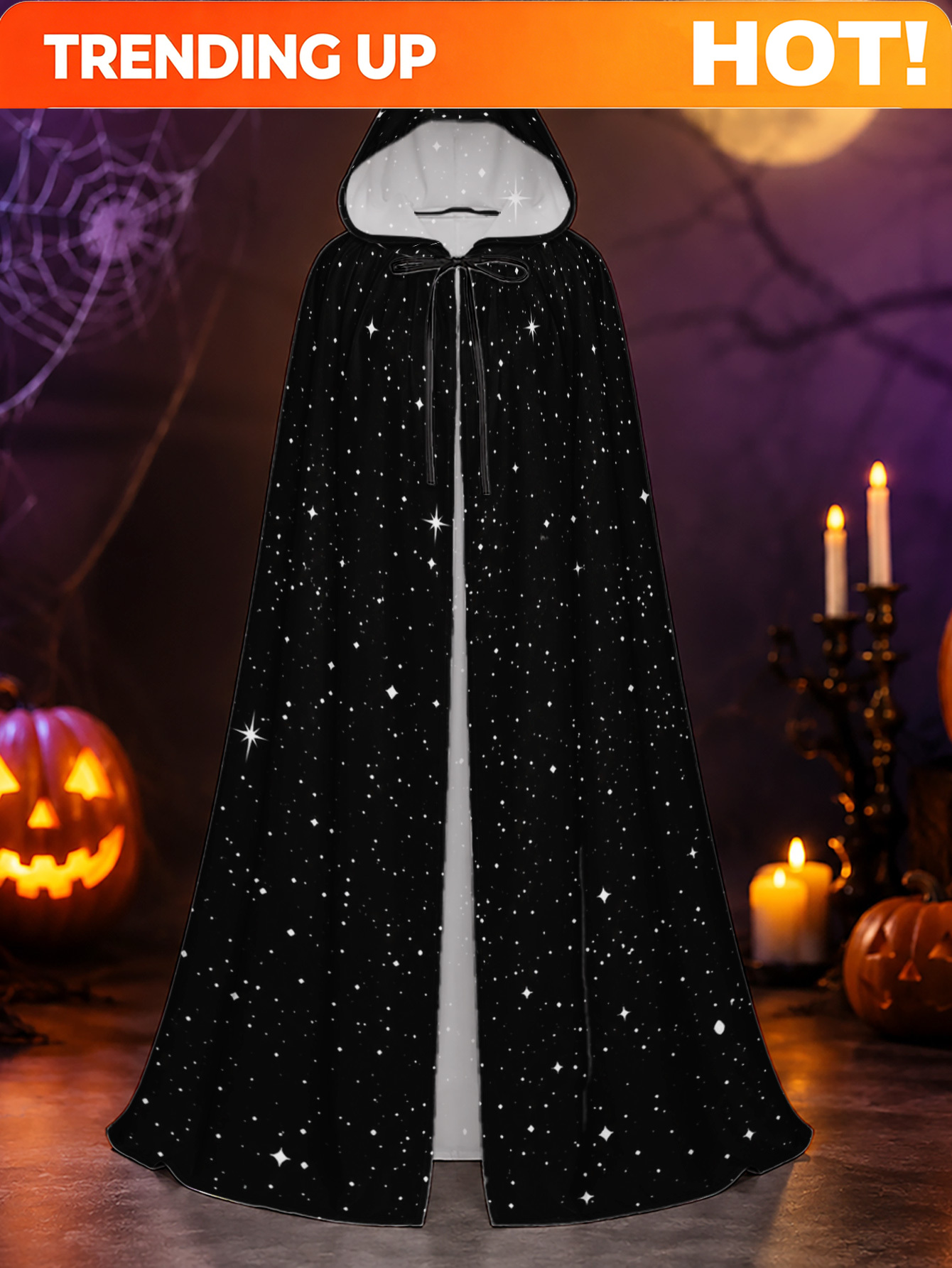Cape en polyester personnalisa - Custom Night Sky avis et prix