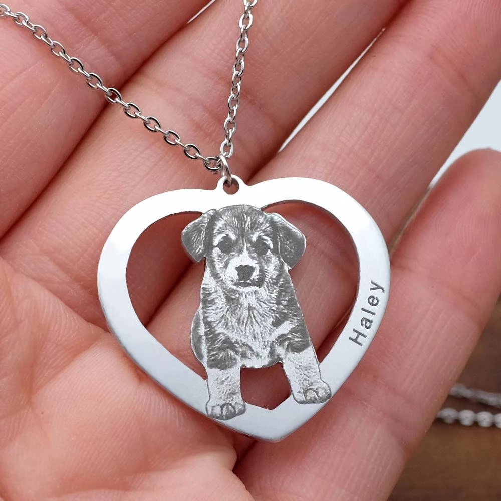 Collier personnalisé avec phot - Pet Portrait Custom avis et prix