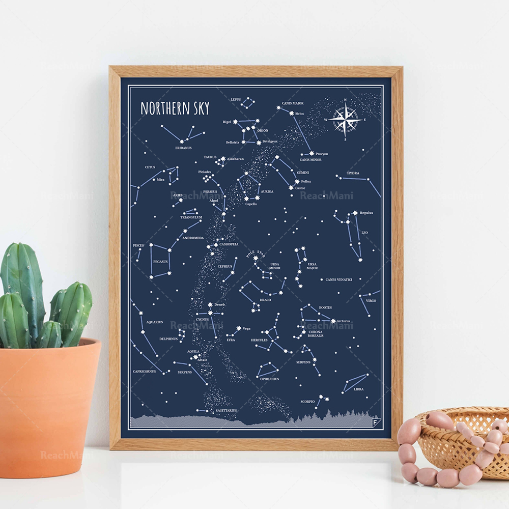 Impressions d'astronautes peti - Custom Star Map avis et prix