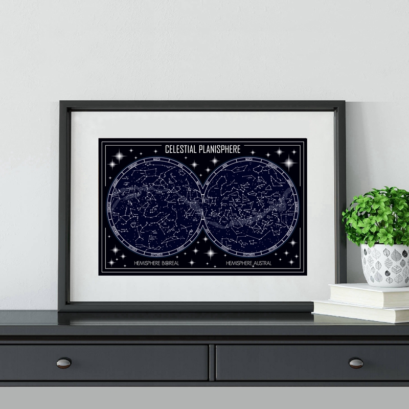 Affiche sur toile de carte de  - Custom Star Map avis et prix